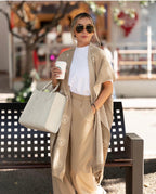 PONCHO | BEIGE EYE