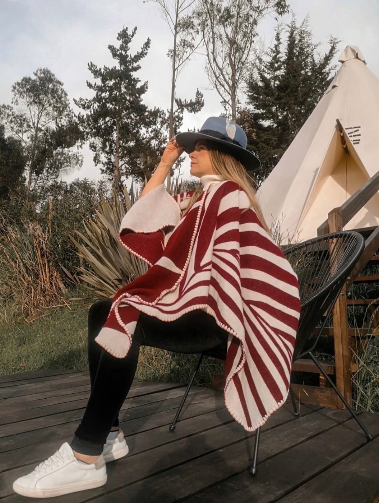 PONCHO | NATURA RED