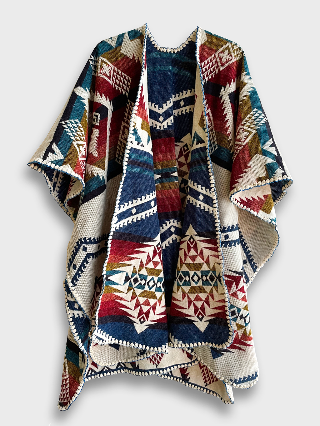 PONCHO | JALISCO TURQUOISE